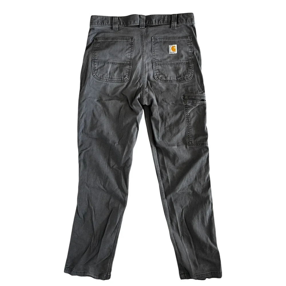 Carhartt Relaxed Fit Work Pants Men's 34x32 Black Utility Carpenter Canvas Workw